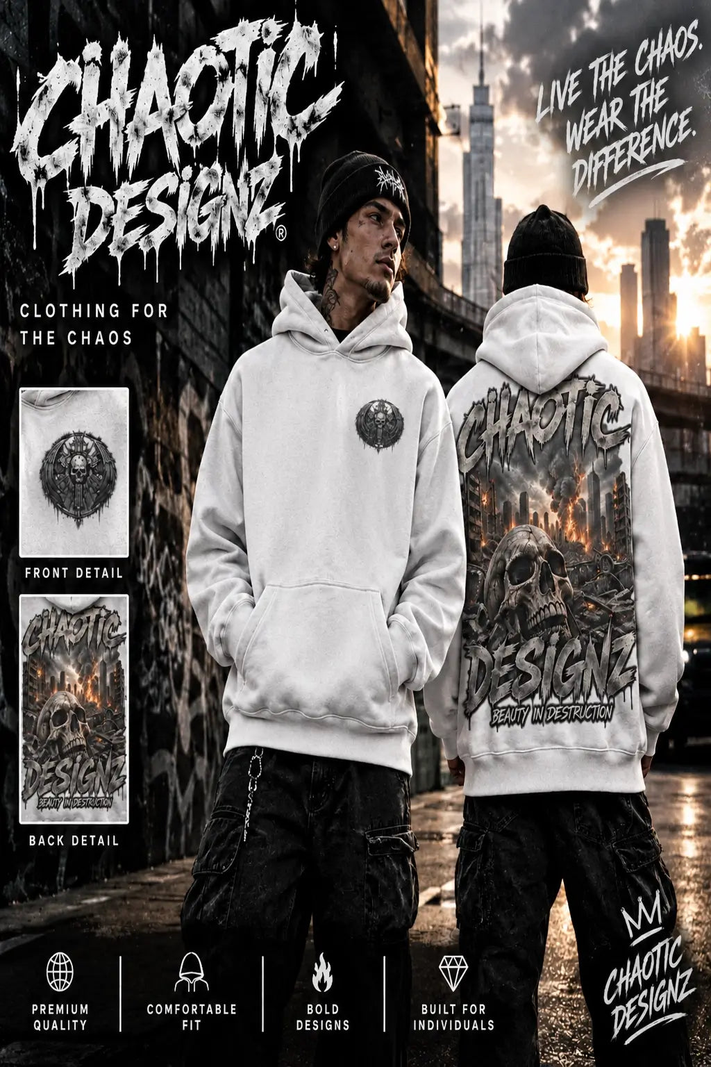 Beauty in Destruction Hoodie