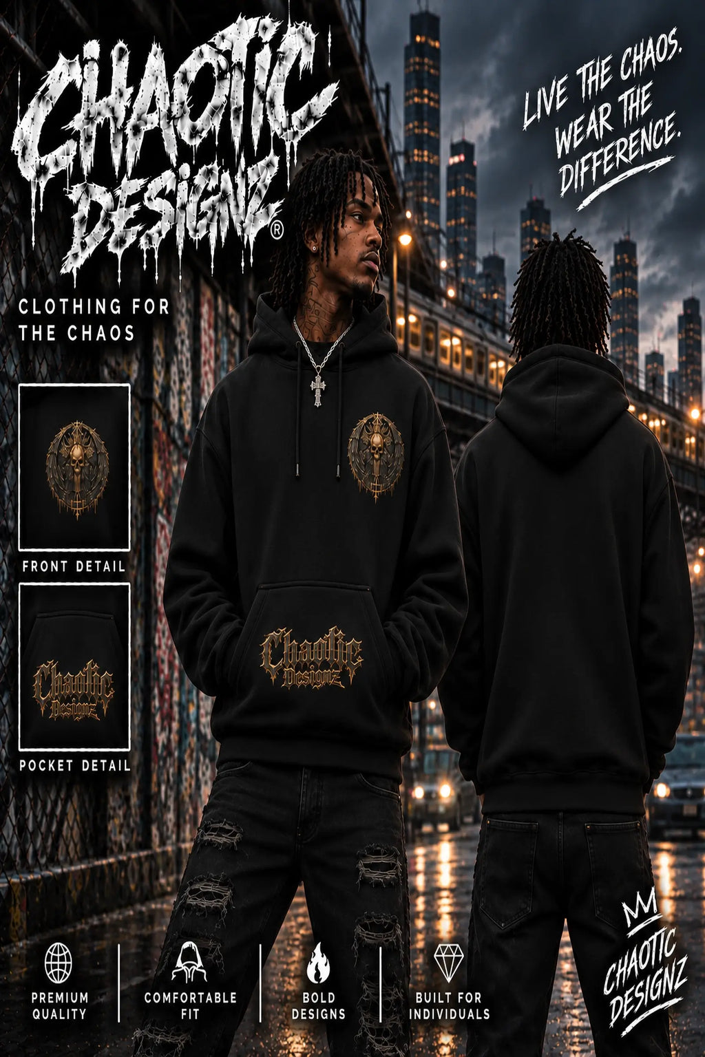 Chaotic Designz Hoodie