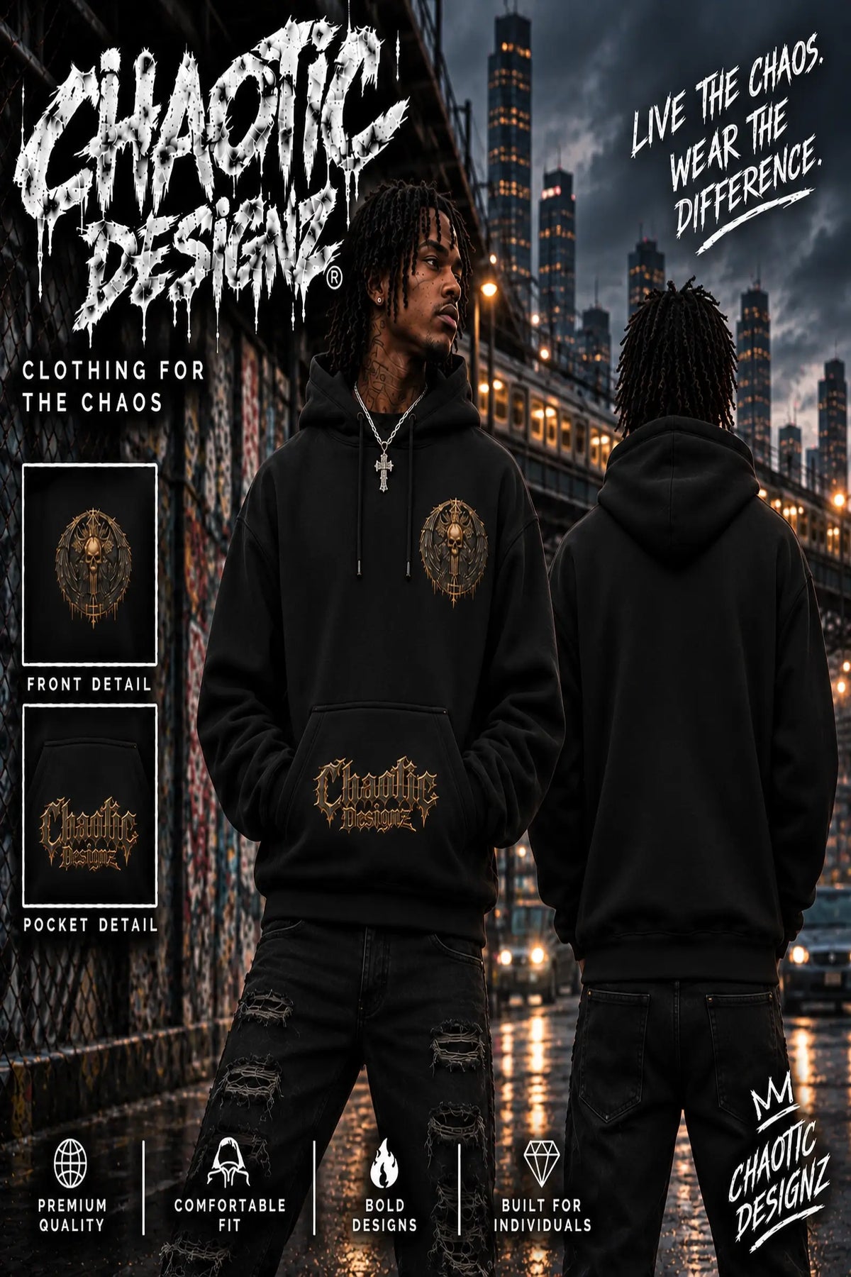 Chaotic Designz Hoodie